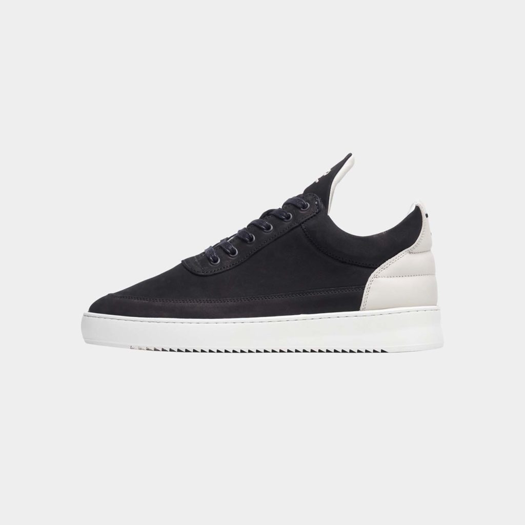 Filling Pieces Low Top Nubuck Black / Off White