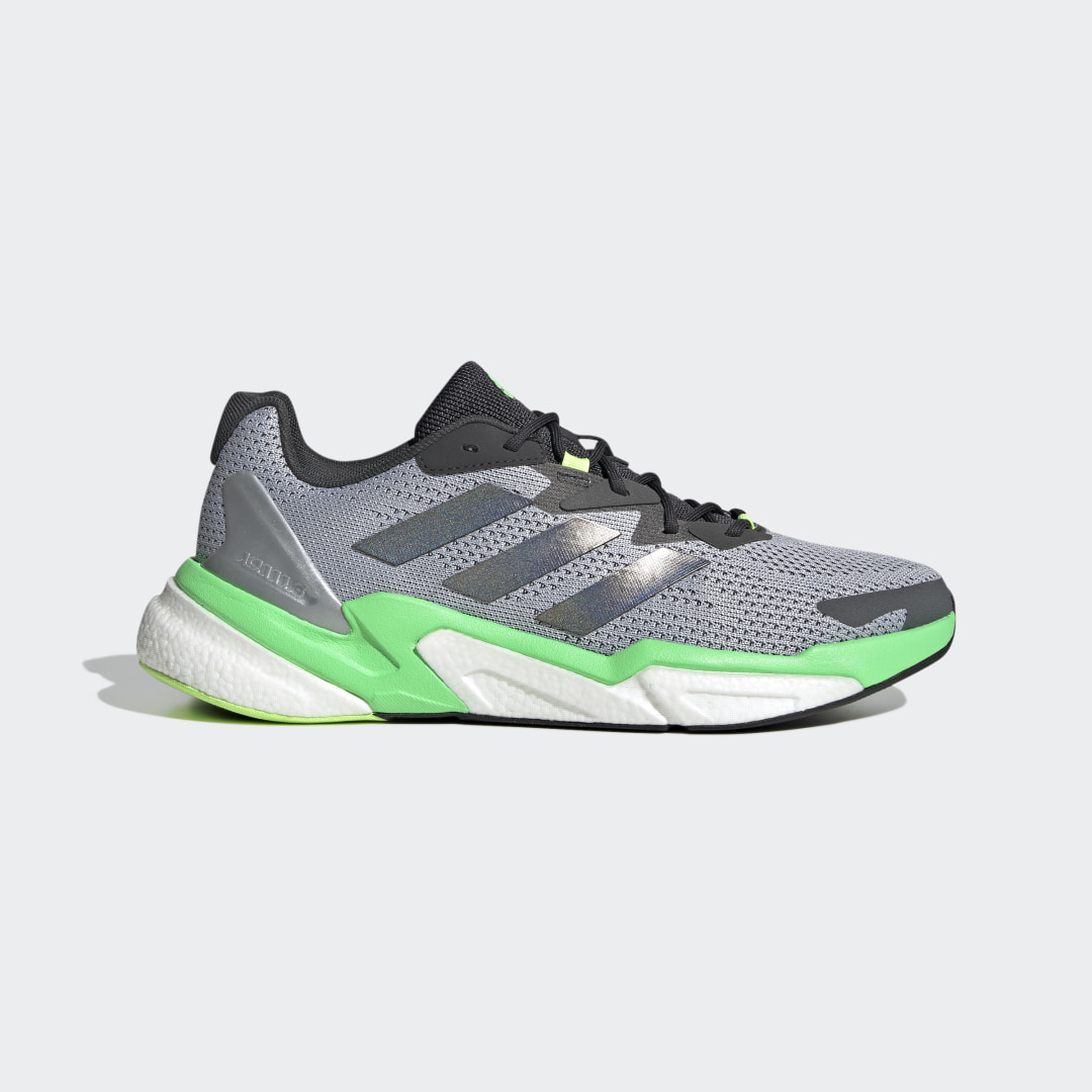 Adidas X9000L3 Halo Silver / Core Black / Screaming Green (S23676)