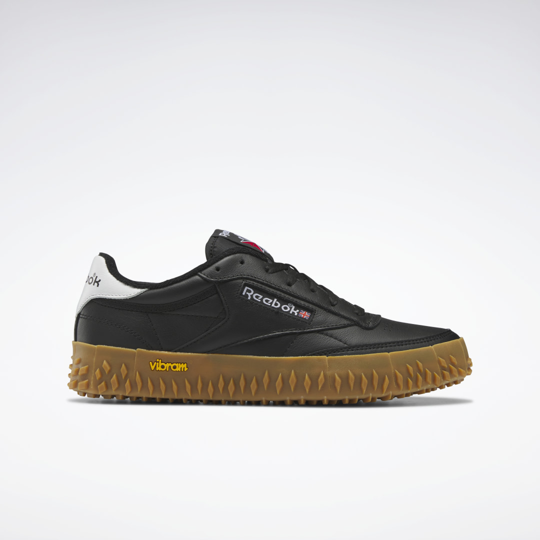 Reebok Club C Vibram Shoes Core Black / Cloud White / Vector Red (GY9911)