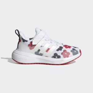 Adidas Fortarun 2.0 Cloudfoam Sport Running Elastic Lace Top Strap Cloud White / Zero Metalic / Better Scarlet (GZ9754)