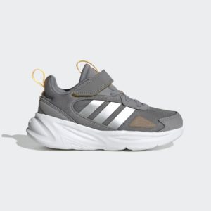 Adidas Ozelle Running Lifestyle Elastic Lace with Top Strap Grey Three / Silver Metallic / Solar Gold (H03804)