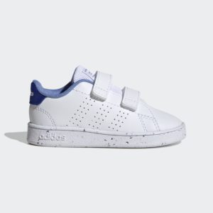 Adidas Advantage Lifestyle Court Two Hook-and-Loop Cloud White / Cloud White / Blue Fusion (H06215)
