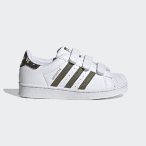 Adidas Superstar Cloud White / Olive Strata / Cloud White (HQ4285)