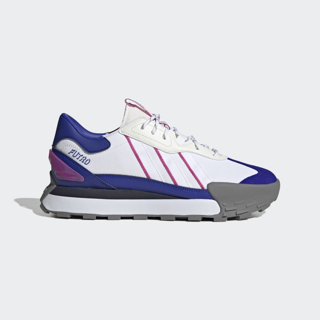Adidas Futro Mixr Cloud White / Light Blue / Lucid Fuchsia (HQ4574)