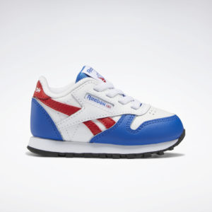 Reebok Classic Leather Shoes Vector Blue / Cloud White / Vector Red (HQ6301)