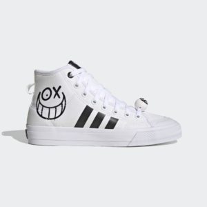 Adidas Nizza High RF x André Saraiva Cloud White / Core Black / Semi Pink Glow (HQ6861)
