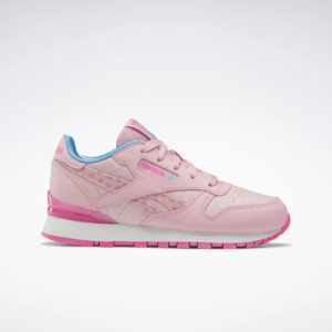 Reebok Classic Leather Step 'n' Flash Shoes Pink Glow / Pink Glow / Atomic Pink (HR0648)