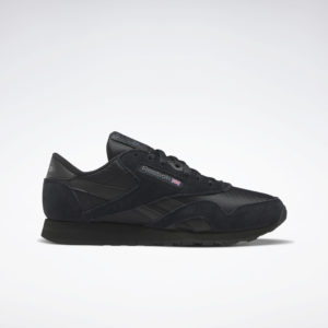 Reebok Classic Nylon Shoes Core Black / Core Black / Pure Grey 7 (IE4537)