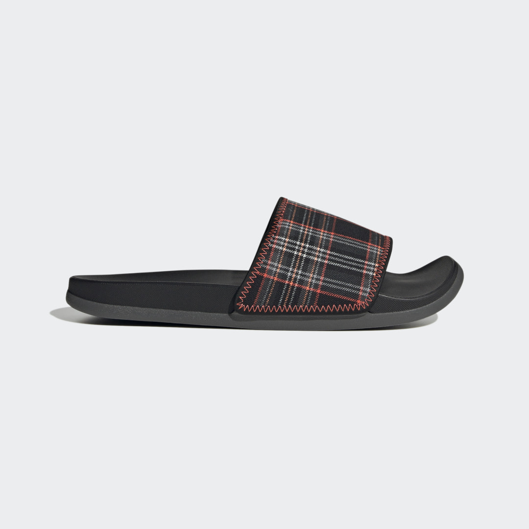 Adidas Adilette Comfort Slides Core Black / Grey Six / Grey Two (GY2488)