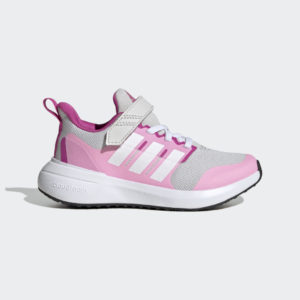 Adidas FortaRun 2.0 Cloudfoam Elastic Lace Top Strap Grey One / Cloud White / Beam Pink (HR0290)