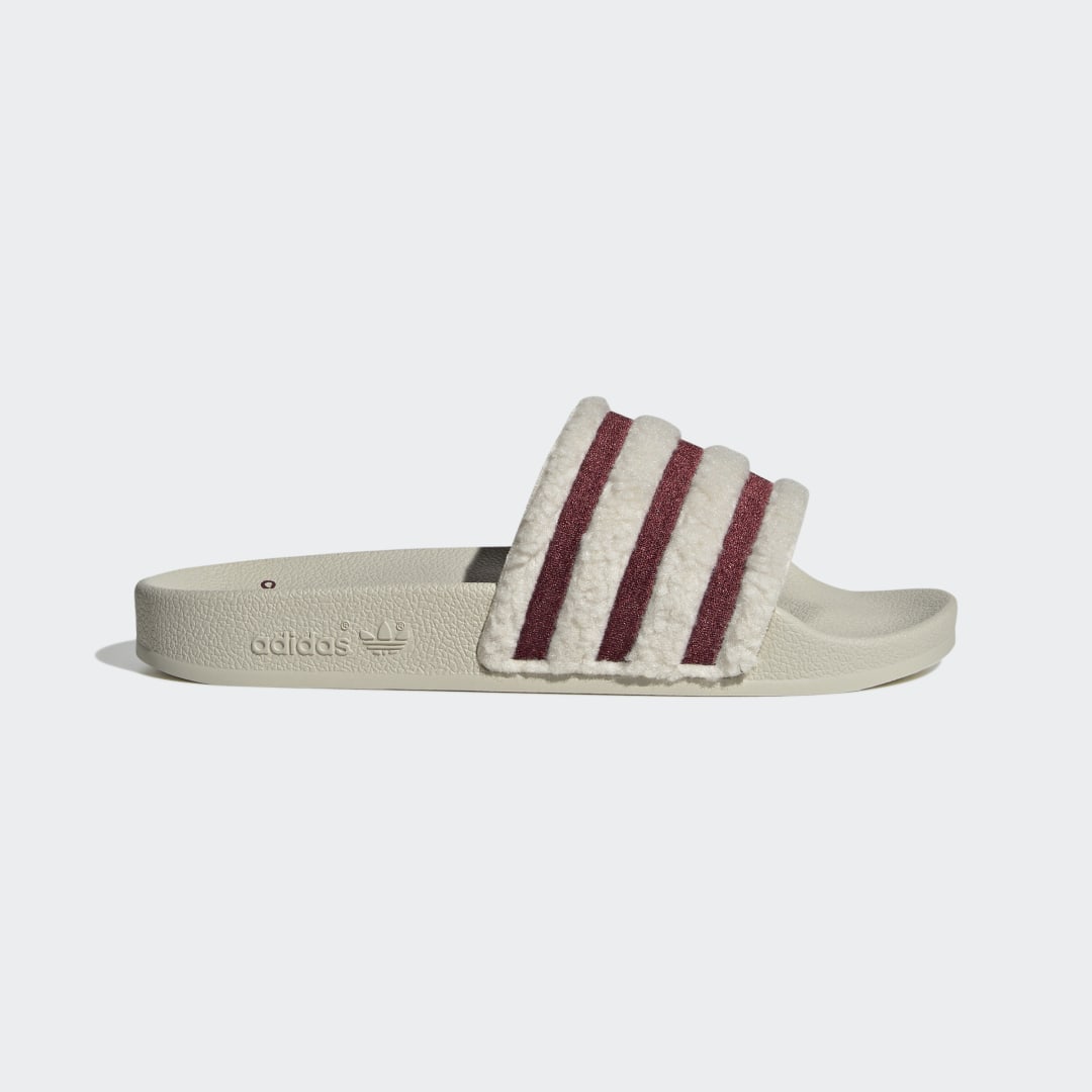 Adidas Adilette Slides Aluminium / Shadow Red / Aluminium (IE2014)