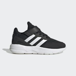 Adidas Nebzed Elastic Lace Top Strap Core Black / Cloud White / Cloud White (HP3114)