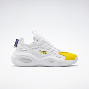 Reebok  Solution Mid Shoes Cloud White / Collegiate Gold / Bold Purple (HP4385)