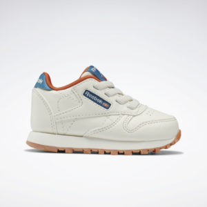 Reebok Classic Leather Shoes Chalk / Chalk / Steely Blue S23-R (HR1073)