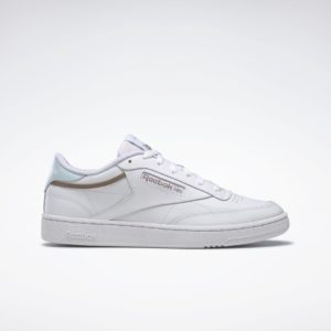 Reebok Club C 85 Shoes Cloud White / Glass Blue / Taupe (ID7449)