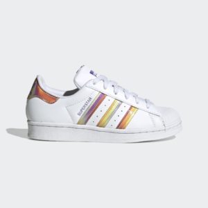Adidas Superstar Cloud White / Cloud White / Purple Rush (HQ4346)