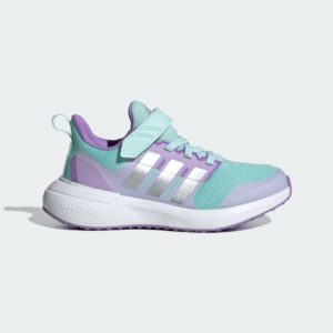 Adidas FortaRun 2.0 Cloudfoam Elastic Lace Top Strap Semi Flash Aqua / Silver Metallic / Orchid Fusion (ID2359)