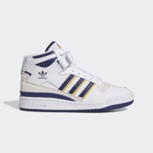 Adidas Forum Mid Cloud White / Dark Blue / Crew Yellow (IE7416)