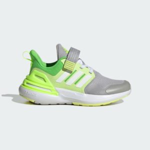 Adidas RapidaSport Bounce Elastic Lace Top Strap Grey Two / Cloud White / Pulse Lime (ID2383)