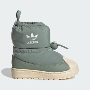 Adidas Superstar 360 Boots Kids Silver Green / White / Ecru Tint (IG5077)