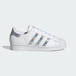 Adidas Superstar Kids White / Iridescent / Silver Dawn (IG0238)