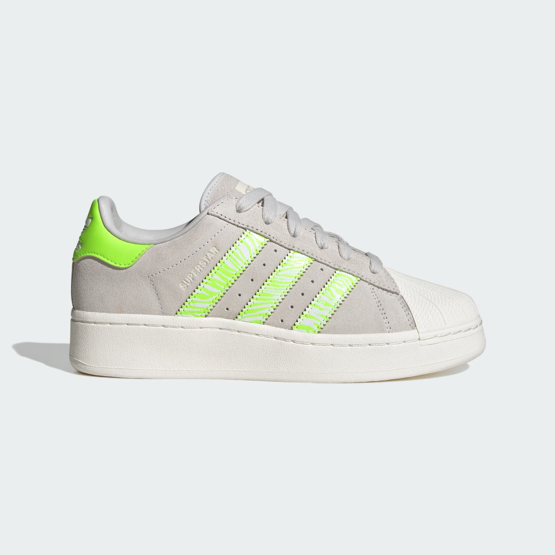 Adidas Superstar XLG Grey One / Lucid Lemon / Core White (ID5791)