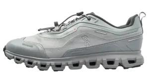 On Cloud 6 Geo Waterproof “Alloy”: dry feet, sleek gray