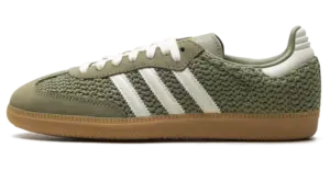 adidas Samba OG “Orbit Green” Crochet: crocheted green on a classic