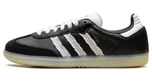 adidas Samba “Ruffle Stripes Black”: classic style with a couture twist