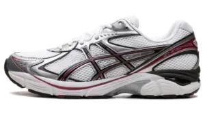 Asics GT-2160 “White Oxblood”: crisp white with a blood-red bite