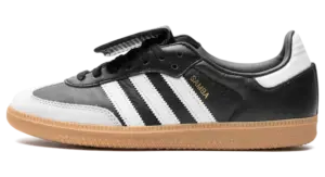 adidas Samba LT “Core Black”: black with a golden accent
