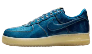 Nike Air Force 1 “Patent Denim”: Matte and Glossy in Blue