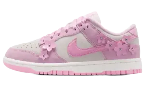 Nike Dunk Low Womens Femme Pink Flower: clean pink summer Dunk