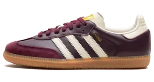 adidas Samba OG in Maroon: warm color, classic lines