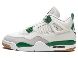 Air Jordan 4 SB “Pine Green”: white, grey, and one green line that defines everything