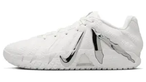 Nike Ja 3 LX “White Label” (IO7666-100): reptile skin in white, chrome like a claw