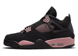 Air Jordan 4 “Rust Pink” (HV0823-001): pink accents on a black 4 without taking over your entire fit