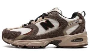 New Balance 530 “Brown Tan”: understated from afar, rugged up close
