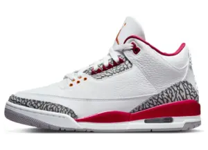 Air Jordan 3 “Cardinal Red”: Elephant Print with a Red Undertone